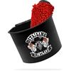 detailmate Detailing Outlaws - Set di accessori per il secchio per il lavaggio dell'auto, con guanto per il lavaggio dell'auto, colore: nero + guanto da bagno rosso)
