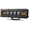 Generic 40W Slim Faro da Lavoro LED 12V 24V Faretto Fari Led Singola Fila Impermeabile 6500K Luce Combinata Bianca e Gialla