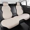 DSSJDKH Coprisedile Auto Per BMW X3 G45 Fodera Per Sedile Auto In Lino Traspirante D5 Tappetino Per Interni Misura Universale Set Copri-Sedile Universale(Beige Rear)