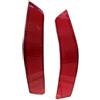HMGWLCGH Riflettore Paraurti Posteriore Per Nissan Per X-Trail T32 2017 2018 2019 2020 26565-6FV0A 26560-6FV0A Paraurti Posteriore Fendinebbia Coda Freno Riflettore Luci(Left side 1pc)