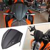Midimttop Parabrezza per moto Parabrezza Carenatura anteriore Compatible with K&T&M DUKE790 Duke 890 Duke 790 DU&KE890 2018-2023 Maschera anteriore Copertura del faro
