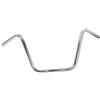 LOVIVER Ape Hangers Monkey Bar 10 Ape Hanger Manubrio Manubrio modificato Sostituisce il manubrio Ape Hanger per motocicletta, 22mm argento