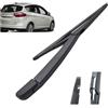 Autopixl Kit set braccio e spazzola tergicristallo posteriore da 12 compatibile con Ford C-Max 2010-2023 Spazzola per pioggia per parabrezza, portellone posteriore, per auto