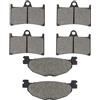 Road Passion Anteriore e Posteriori Pastiglia Freno Kit Compatibile con YAMAHA XP 500 T-Max 2008 2009 2010 2011 / XP 500 T-Max ABS 2008 2009 2010 2011