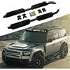 FTAPACCE Pedane laterali in alluminio, 2 pezzi, barre nerf adatte per Land Rover Defender 110 130 4 porte L851 2020-2025
