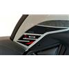 Paraserbatoio.it ADESIVO RESINATO EFFETTO 3D, PER MOTO COMPATIBILE CON BENELLI TRK 502 X (ROSSO, Protezioni Laterali)