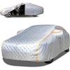 Generico Copri Macchina Antigrandine per Opel Crossland X Telo Antigrandine per Auto Copri Auto Anti Grandine Protezione Con cerniera laterale e strisce fluorescentiTraspirante