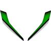 Tankpad Grafica adesiva maschera faro compatibile per Kawasaki Z125 X550802