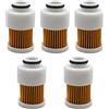 AHL Filtro carburante 5 pezzo compatibile con 68V-24563-00 Mercury/Mariner outboard 75 80 90 hp 4 stroke / 80 90 100 115 hp EFI 4 stroke