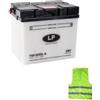 CLICK & GO COMPATIBILE CON MOTO GUZZI California Aluminium 1100 per anno 2002 al 2005 BATTERIA Y60-N30L-A (=YUASA 53030) CCA 300 FORNITA COMPLETA PER L'USO BATTERIE LP DRY 30 AMPERE 12 VOLT 187X128X167MM
