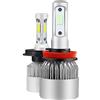 REPYL 72W H1 LED H4 H7 8000LM H11 Lampadina faro auto H3 880 9005 Fendinebbia for auto 3000K 4300K 6500K 8000K 12000K (Color : 8000k, Size : H8 H9 H11)
