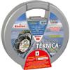 Rhütten Teknica, Catene Da Neve Metallo Spesso 9 mm, Sezione a D, Omologate EN e Onorm, Montaggio Rapido, Auto e Suv, Tensore Autobloccante, (Misura 90)