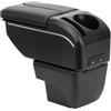 ZENVI Braccioli Compatible with Seat Arona Braccioli Console Centrale Organizer Immagazzinaggio Scatola Stile Doppia Porta Utilizzabile Per Autisti Supporto Gomito (Stile Fibra Carbonio)