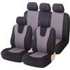 AALXF Coprisedili Auto Set Completo per Citroën Berlingo (M49 M59 B9 K9 1996-2025 2026), Fodere Protettive Traspiranti, Compatibile con Airbag Anteriori Posteriori, Lavabile Durevole Accessori Interni