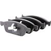 RIDEX 402B1008 Set d'assale Kit pastiglie freni Anteriore con clip pistone Compatibilità con FORD Focus II Hatchback DA, HCP, DP