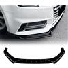 IDENUONA Spoiler labbro splitter paraurti anteriore compatibile con Audi A4 B9 Sline 2017-2019, nero