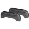 GEV Portasci Antifurto da Barra - capacità 2/3 Paia Sci o 2 Snowboard, Attacco Universale per Barre da 20 a 62 mm, Lunghezza Interna 32 cm, Adatto Sci Carving e Fondo