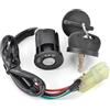 TINGYUS Blocchetto Accensione Per Kymco ATV Per MXU 50 150 LB30AA Interruttore A Chiave Di Accensione Serratura Elettrica Porta 35010-LCA4-90A Blocchetto Chiavi Moto