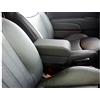 Drive Design Bracciolo portaoggetti compatibile per 500 REGOLABILE in lunghezza in eco pelle nero. Per 500 (2007-2025)