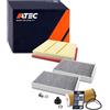 ATEC Germany Set di filtri di ispezione con 1x filtro dell'olio, 1x filtro dell'aria, 1x filtro dell'aria compatibile con BMW X1 (F48), Serie 2 (F46)(F45 (F44) Serie 1 (F40), X2 (F39), MINI
