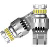 r2digital® 2x LED T20 Canbus 7443 W21/5W DRL DIURNE, LED T20 DOPPIA LUMINOSITA DRL 6500K, LED T20 BIANCO SMD POSIZIONE, LED T20 AUTO FRENO PARCHEGGIO STOP (T20 7443)