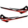AZgraphishop ADESIVI MANIGLIE RESINA 3D COMPATIBILE CON BENELLI TRK 702 2023 FM-1070 (Rosso)