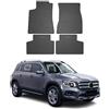 OMAC Tappetini in Gomma Compatibili con Mercedes GLB X247 2019-2026 Tappetini Auto Gomma Nero 4X