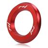 xiaobin Copertura dell'interruttore di accensione della mo Per YZFR6 YZF-R25 YzFR3 R15 R125 Copri Foro Serratura Per Moto Anello Decorativo Acceleratore Chiave Alluminio CNC(Red)