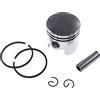 QWETY Set di fasce elastiche for kit pistone da 36 mm Spinotto pistone da 29 mm Fasce elastiche da 35 mm Clip for spinotto pistone, for Mitsubishi Tl33, for trimmer cinese Bg330 Pistoni e Fasce Elasti
