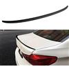 Erbv Auto Posteriore del Tronco Spoiler Ala di Coda Labbro per BMW Serie 5 G30 G38 2018-2022 ABS Plastica Nero Lucido Finitura in Fibra di Carbonio