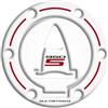 AZgraphishop Protezione tappo benzina RESINA 3D Compatibile con Ducati Multistrada 950S GP-782 (White)