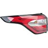 BHGMGEBLV Fanale Posteriore Per Ford Kuga Escape 2017 2018 2019 Fanale Posteriore Indicatore Direzione Luce Freno Luce Guida Fanale Posteriore Esterno Sinistro Destro(Outer Left)
