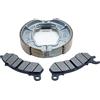 Gfsdjalkj Per Honda PCX125 2010-2017 PCX150 2012-2017 Zoomer-x 2013-2020 PCX 125 150 Scooter Front & Rear Brake Pads scarpe set kit Pastiglie dei freni (Color : Front and Rear)