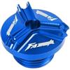 JSTVCUI Scarico Dell'olio Coperchio Tappo Motore Per Ya&maha FZ1 Fa&zer FZ6 FZ6R FZ8 Fa&zer FZ750 FZR1000 FZ Accessori Con Tappo Olio In Alluminio Coperchio Motore