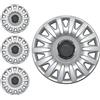 W-Parts SERIE 4 BORCHIE - 4 COPRICERCHI COPPE RUOTA 16 PER FIAT 500L 12->