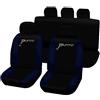 Lupex Shop G.Punto5_N.BS Coprisedili Auto compatibili Grande Punto, Nero - Blu Scuro