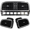 Eshgtuo Bocchette Aria Condizionata Per VW Per Polo 2011-2018 6RD819704 A/C Uscita Aria Vent Griglia Di Copertura
