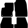 Kovvar Tappetini Auto adatti per Ford Focus 2011-2018 - Versione: Mk3 | 5 porte/Station wagon/Berlina | Lato passeggero senza sistema di fissaggio | Versione 1 - Serie: Basic