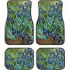 Darisoco Van Gogh Iris - Tappetini per auto, 4 pezzi, impermeabili, universali, decorazione per auto, per donne e uomini