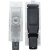 QUENPE 2 pezzi, for FIAT, for PUNTO 500X 500L Lampada for porta di cortesia for auto Proiettore Logo Ombra LED Accessori luce di benvenuto Luci del proiettore del logo della porta (Size : A)