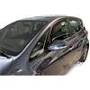 J&J AUTOMOTIVE Deflettori d'Aria per Hyundai Ix20 2010-2018, Set da 4 Pezzi, Nero Fumé Oscurato Heko
