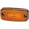 HELLA 2PS 345 600-017 Luce demarcazione laterale - LED - 24V - Montaggio, esterno - Colore diffusore luce: giallo - Cavo: 500mm - Attacco laterale