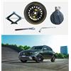 D'ANGELO 1988 Kit Ruotino di Scorta 16 compatibile con Fiat Tipo con Cric, Chiave e Sacca 125/80R16