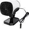 Anneome Stufetta Elettrica Auto Riscaldamento Rapido Ventilatore Auto Silenzioso con Funzione Sbrinatore e Riscaldatore Portatile per Parabrezza Invernale