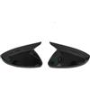 MOMOHCHGBT specchietti esterni cover Per Peugeot 208 2020-2023 308 2014-2020 508 2008 Copertura retrovisore Adesivo calotta parafango Rivestimento carbonio Alloggiamento Specchio Auto(Bright black)