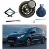 D'ANGELO 1988 Kit Ruotino di Scorta 17 compatibile con Ford S-Max Serie 2 (10/2015>) con Cric, Chiave e Sacca