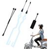 Ocastuted Striscia luminosa per caschi a LED, luce per caschi da moto | Segnale di guida notturna | Adesivo forte, luce LED impermeabile per per moto, da bici, da corsa, amanti