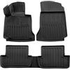 SCOUTT Tappetini Auto in Gomma Su Misura per Mercedes C-Class W204 / S204 2007-2014, Set da 4 Pezzi, Tappeti 3D Design con Bordo Alto, Inodore, Qualità Premium