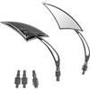 A-Pro A Pro Mirrors Rearview custom Style Motorcycle Chrome Motorbike Handlebar
