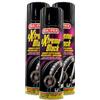 FEI FAN Lucidante Effetto Bagnato per Gomme Extreme Black Super Brillante, Lunga Durata e Resistente all'Acqua. Nero Estremo per Le Gomme 500ml (3 Spray)